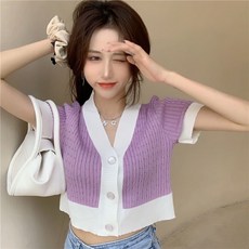 크롭가디건 가디건 볼레로 코디 크로쉐 워터밤 옷 티 로브 연애인 댄스부 홀복 글래머 클럽 하이틴 룩