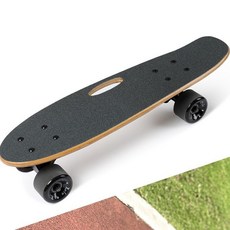 四輪滑闆車 兒童滑闆 初學者滑闆 青少年滑闆 雙翹闆 小滑闆, 手提環保竹56cm全黑砂, 1個