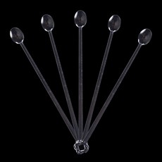 스푼 컬러차트 (100pcs) 네일차트 원형 차트, 투명