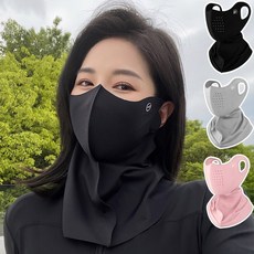 바르디(bardy) KC인증 자외선차단 스포츠 넥페이스 마스크, 1세트, 딥블랙+딥블랙+딥블랙