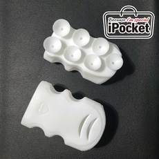 욕실 벽부착 샤워기 홀더 흡착 브라켓, 화이트, 화이트 + 화이트