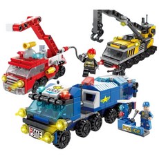 樂樂兄弟 6合1袋裝積木 兒童積木 兼容某高 創意拼裝玩具 提升想像力, 1套裝