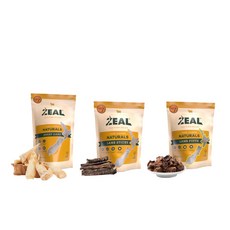 真致 Zeal 紐西蘭風乾羊肉點心 羊肉棒 羊肺 羊耳 寵物狗零食, 1個, ３羊肉條125g, 125g, 羊