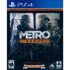 PS4 戰慄深隧二合一終極完整加強版 英文美版 METRO REDUX 【一起玩】