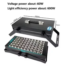 휴대용 LED 공랭식 UV 콜로이드 경화 램프 395nm 무그림자 접착제 물 녹색 오일 OCA PC, 01 600W, 02 미국, 03 405nm의 경우
