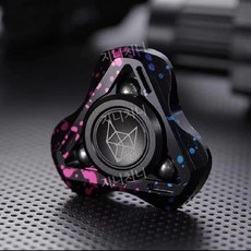 메탈 핑거 스피너 집중력 향상 스트레스 해소 피젯 토이, R. 컬러풀