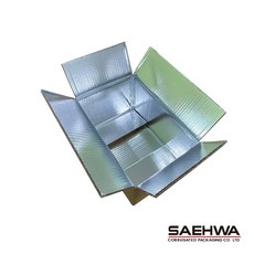 [세화박스] 종이 보냉 택배박스, 10개, 브라운