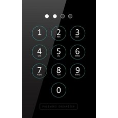 (영문도서) Password Organizer: Personal Internet Address & Password log book with Tabs Paperback, Independently Published, English, 9781089251149