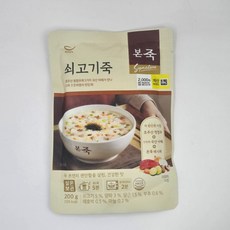 본죽 쇠고기죽, 200g, 1개