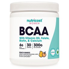 BCAA 포 우먼 30서빙 피치 망고맛 1병, 1개