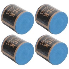 당구큐대 휴대용 당구 스틱 전문 큐 초크 내마모성 4 개, 01 빨간