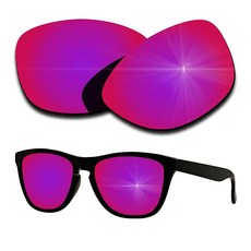 Oakley Frogskins용 편광 교체 렌즈 - 미드나잇 선 미러 코팅