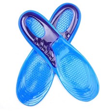 1+1 러닝 운동시 아치보호 접지충격완화 흡수 실리콘 젤 인솔 깔창, 2개