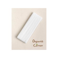 퀼트스타 오가닉 더블니트 바이어스테이프 10mm_백아이, 1개, 백아이보리