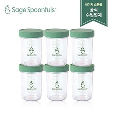 [세이지스푼풀]NEW 유리 240ml 3P 2개 세트/이유식기/이유식준비물, 없음, 6개