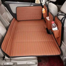 차량 뒷자석 매트 접이식 평탄화 간이침대 애견카시트, 분할지퍼 전용모델 (블랙)