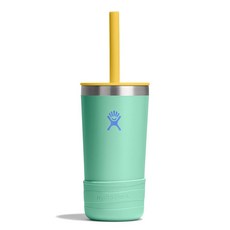 하이드로 플라스크 스트로앤부트 키즈 텀블러 355ml 코코넛, MERMAID GREEN