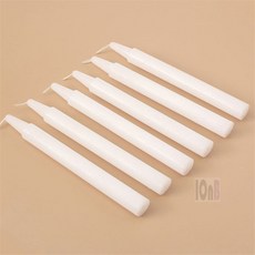 아이온비 양초 6개입 백색 법당기도초