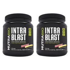 Nutrabio Intra Blast 鍛鍊氨基酸燃料草莓檸檬炸彈口味粉末, 2個, 734g