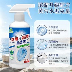 玻璃清潔劑 家用窗戶淋浴房瓷磚鏡子去水垢清洗劑 強力去汙, 1個, 配方升級+不傷瓷面 馬桶瓷磚清潔 ,1瓶300ml 瓦解頑漬 清新衛浴空間