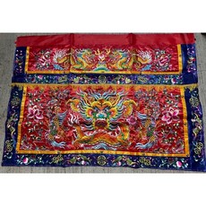 華誠 4尺2 桌裙 猛龍 平繡, 1個