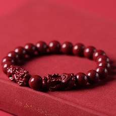 硃砂手鍊朱砂手鏈平安硃砂手珠息災擋煞(生肖防小人轉運除穢淨化招財開運8款a1gi25)【紐約精品】, 1個, 紫金砂-12mm