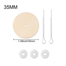 새로운 50PCS 나무 조인트 커넥터 수제 테디 베어 공예 어린이 어린이 장난감 DIY Scrapbooking 수동 수공, 01 50PCS(10Set), 08 35mm