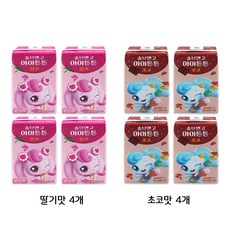 캐치티니핑 솔브앤고 아이튼튼 딸기맛 + 초코맛 2종, 150ml, 8개