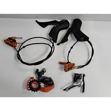 中古 Shimano ULTEGRA 8020 11S油壓煞變把組 HOPE RX4 卡鉗 R8000 前變 長腿後變, 1個