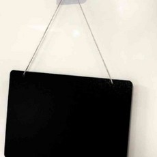 벽걸이 고리형 검정칠판보드 23x27cm 알림판 걸이형칠판