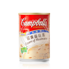 Campbell's 金寶 多口味濃湯系列 (日式奶油蘑菇 甜玉米 奶油南瓜 義大利蔬菜湯) 現貨, 忌廉蘑菇湯 295g, 1個