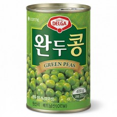 롯데 완두콩 3kg 원플러스원[1+1 기획 총6kg] 식자재 콩 중국집 콩밥 건강, 400g, 6개