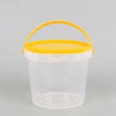 kitchencodi 圓形餅乾桶 800ml 10個/答禮籃零食桶 軟糖桶 塑膠手把糖果收納容器, 1組