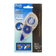 플러스 수정테이프 WH-705 5mmX12m 수정용품, 단품, 단품
