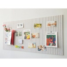 라비인 대형 게시판 알림판 부착식 펠트 게시판, 아이보리 60x120cm