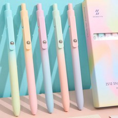 리드홈 번지지않는 퀵드라이 간호사 오로라 젤펜 0.7mm 5종 세트, 혼합색상, 1세트