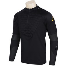 NIKE 半拉鍊印花緊身長袖運動T恤