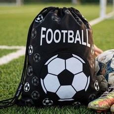 어린이 패턴 보조가방 실내화가방 축구 가방 아동용 축구공 주머니 스포츠 조임끈 백팩 축구 교실 보조가방
