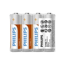 飛利浦 PHILIPS 電池 碳鋅電池 (苗栗現貨&含發票) 三號電池 四號電池 3號AA 4號AAA, 三號電池(AA)-顆, 1個, 1個裝