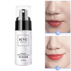 파운데이션 30ml 메이크업 세팅 스프레이 모이스춰 라이징 로션 하이드레이트 오일 컨트롤 오래 지속되는 천연 매트 리프레싱 퀵 픽서 화장품, 1개