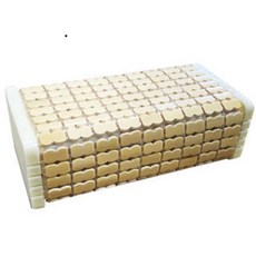 제일조아 왕골 베개 목침 대나무 여름 베개 국내산 경추 타원형 40cm, 마작베개, 마작배게