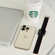 Brov 실리콘 마그네틱 스트랩 9 8 7 6 SE2 실리콘 마그네틱 밴드 자석 가죽 시계줄, 1개, 브라운