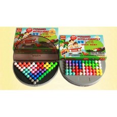 NIBOBO新思維智力魔珠智慧金字塔478題附6本指導手冊親子版（雙盒裝）, 1個, 單盒裝