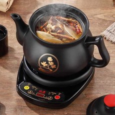 전기 약탕기 가정용 한약 다리기 전기 보약 끓이기 찜통 한약 냄비 주전자 1. 3.5L 냄비+인쇄+베이스, 7. 9.5L 냄비+인쇄+베이스