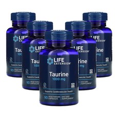 라이프익스텐션 타우린 1 000mg 90캡슐, 5개, 90정