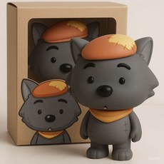 2025爆款灰太郎手办送闺蜜朋友车摆桌摆可爱创意玩偶礼物钥匙扣, 1個, 我一定会回来的【灰太狼手办】】,约40g【5.88-6.03cm】