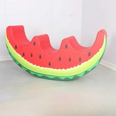 수박 시소 흔들 장난감 목마 키즈 대형 실내 상품, 1개, 수박 시소(120x25x50cm)