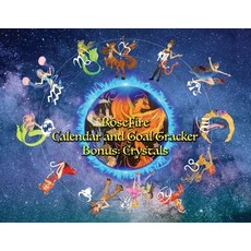 (영문도서) RoseFire Calendar and Goal Tracker - Bonus Feature: Crystals: Chrystals Paperback, Total Publishing and Media, English, 9781633022225