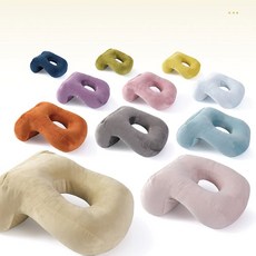 팔베게 낮잠 쿠션 수면쿠션 등받이쿠션 푹신한, 네이비