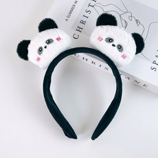 동물 인형 머리띠 생일 파티 놀이공원, B74.볼터치동물-팬더, 1개